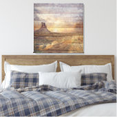 Toile Desert Landscape Monument Valley And Cloudy Sky (Insitu(Chambre))