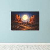 Toile Desert Midnight: The Luminous Mesa (Insitu (Plancher de Bois))