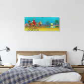 Toile Desert Scene Étiquette café (Insitu(Chambre))