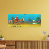 Toile Desert Scene Étiquette café (Insitu(Salon))