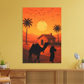 Toile Desert Serenity at Sunset (Insitu(Salon))
