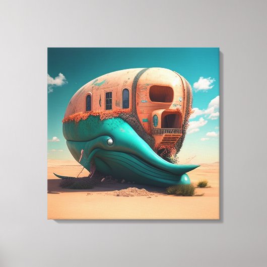 Toile Desert whale house (Recto)