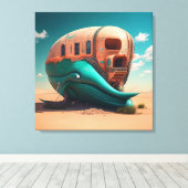 Toile Desert whale house (Insitu (Plancher de Bois))