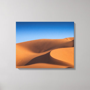 Toile Deserts Sand Dunes Near Illizi, South Algeria