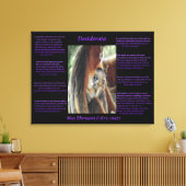 Toile Desiderata Baby Monkey Love (Insitu(Salon))