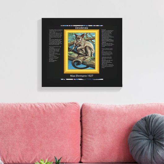 Toile DESIDERATA Galago (Insitu(Salon))
