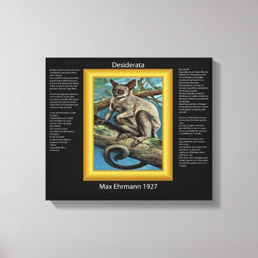 Toile DESIDERATA Galago 2 (Recto)