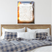 Toile DESIDERATA par Max Ehrmann-Sunset tropical (Insitu(Chambre))