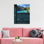 Toile Desiderata Poem Moraine Lac (Insitu(Salon))