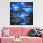 Toile Desiderata sur Pleiades Galaxy (Insitu(Salon))