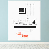 Toile Design 806 (Insitu (Plancher de Bois))