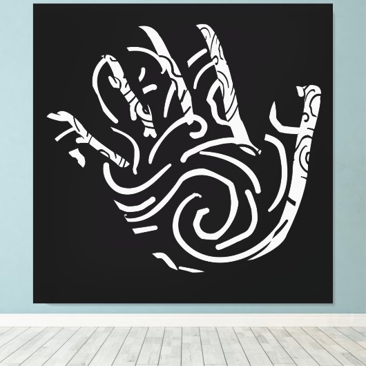 Toile design abstrait moderne (Insitu (Plancher de Bois))