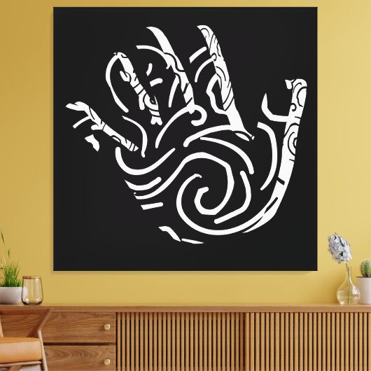 Toile design abstrait moderne (Insitu(Salon))