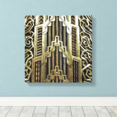 Toile Design Art nouveau métallique, vintage, élégant, c (Insitu (Plancher de Bois))