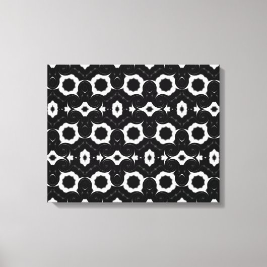 toile design classique noir et blanc (Recto)