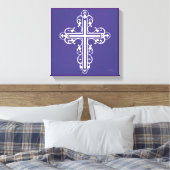 Toile Design croisé fantaisie n° 8 violet (Insitu(Chambre))