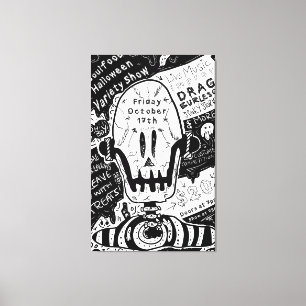 Toile Design d'affiche d'Halloween