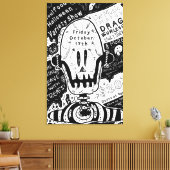 Toile Design d'affiche d'Halloween (Insitu(Salon))