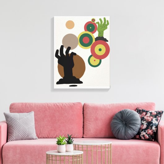 Toile Design d'art mur (Insitu(Salon))