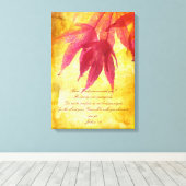 Toile Design d'automne, Joshua 1:9, affiche murale (Insitu (Plancher de Bois))