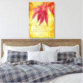 Toile Design d'automne, Joshua 1:9, affiche murale (Insitu(Chambre))
