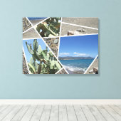 Toile Design de collage méditerranéen (Insitu (Plancher de Bois))