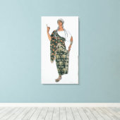 Toile Design de costume de Phedre, 1917 (litho couleur) (Insitu (Plancher de Bois))