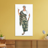 Toile Design de costume de Phedre, 1917 (litho couleur) (Insitu(Salon))