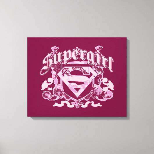 Toile Design de crête Supergirl (Recto)