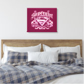 Toile Design de crête Supergirl (Insitu(Chambre))