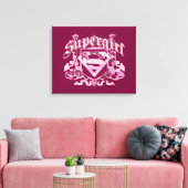 Toile Design de crête Supergirl (Insitu(Salon))