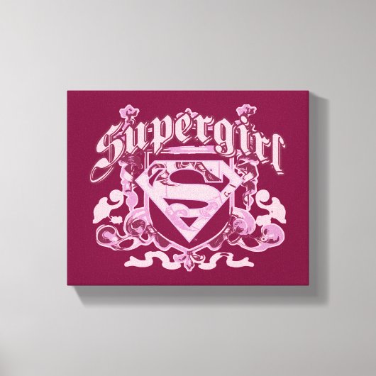 Toile Design de crête Supergirl (Recto)
