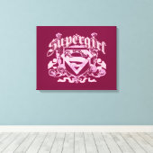 Toile Design de crête Supergirl (Insitu (Plancher de Bois))