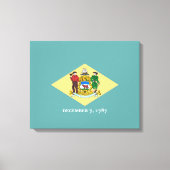 Toile Design de drapeau d'état du Delaware (Recto)