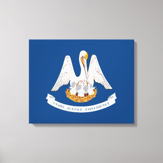 Toile Design de Louisiana State Flag (Recto)