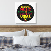 Toile Design de reggae avec des citations positives et d (Insitu(Chambre))