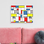 Toile Design de style mondrien (Insitu(Salon))
