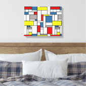 Toile Design de style mondrien (Insitu(Chambre))
