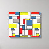 Toile Design de style mondrien (Recto)