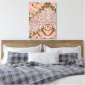 Toile Design de tissu complexe avec motifs floraux (Insitu(Chambre))