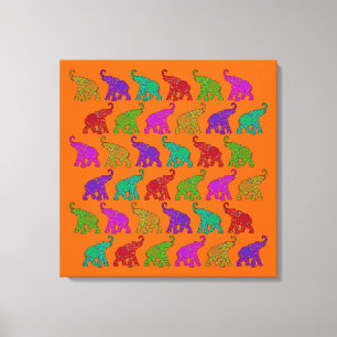 Toile Design de tuiles motifs Elephant Walk