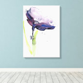 Toile Design d'été floral avec abstrait peint à la main (Insitu (Plancher de Bois))