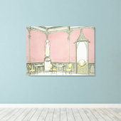 Toile Design d'intérieur pour une brasserie, illustratio (Insitu (Plancher de Bois))