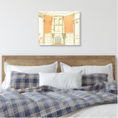 Toile Design d'intérieur pour une salle à manger, illust (Insitu(Chambre))