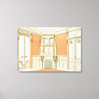 Design d'intérieur pour une salle à manger, illust