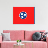 Toile Design du drapeau d'état du Tennessee (Insitu(Salon))