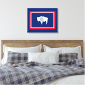 Toile Design du drapeau d'état du Wyoming (Insitu(Chambre))