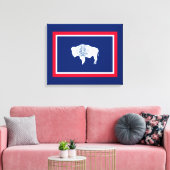 Toile Design du drapeau d'état du Wyoming (Insitu(Salon))