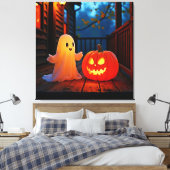 Toile Design éffrayant d'Halloween brillant (Insitu(Chambre))