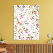 Toile Design floral pour la matière soie à flux stylisé (Insitu(Salon))